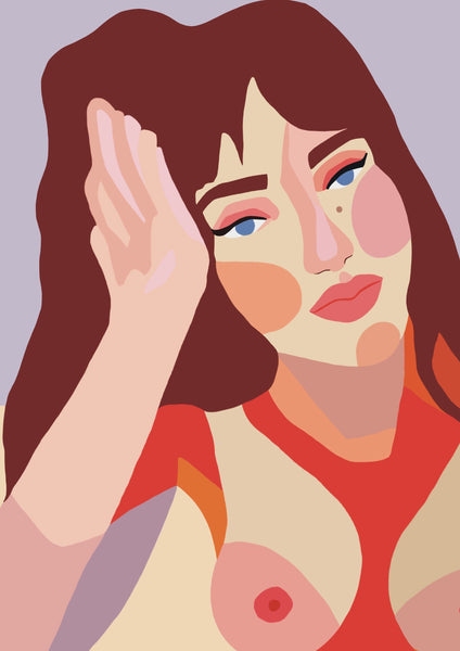 SELFPORTRAIT IN VALENCIA ART PRINT