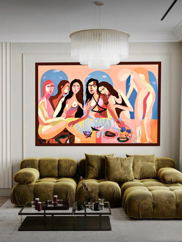 LETZTES ABENDMAHL (LAST SUPPER) PAINTING X UN WOMEN AUSTRIA