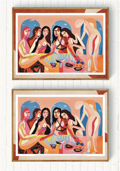 LETZTES ABENDMAHL (LAST SUPPER) ART PRINT X UN WOMEN AUSTRIA